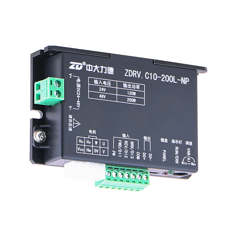 ZDRV. C10-200L-NP Low Voltage Brushless Driver